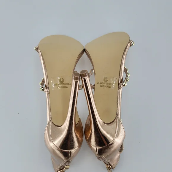 Venus Rose Gold heeled sandals - Picture 7 of 7
